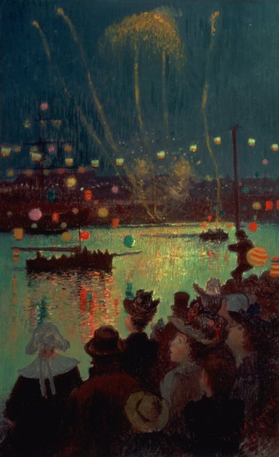 Nationalfeiertag in Lorient, 1892 von Henry Moret